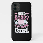 Zeep maken Zeepmaker Grappig Case-Mate iPhone Case (Achterkant)