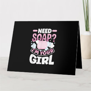 Zeep maken Zeepmaker Grappig Kaart