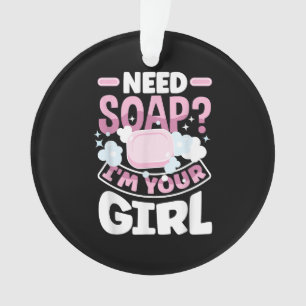 Zeep maken zeepmaker grappig ornament