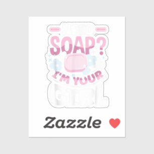 Zeep maken Zeepmaker Grappig Sticker