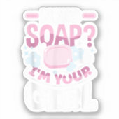 Zeep maken Zeepmaker Grappig Sticker (Voorkant)