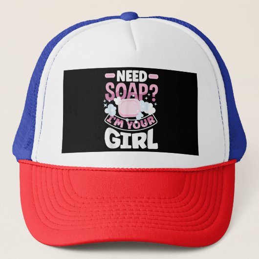 Zeep maken Zeepmaker Grappig Trucker Pet (Voorkant)