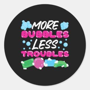 Zeep Making Crafting Meer Bubbels Minder Problemen Ronde Sticker