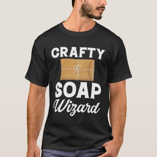 Zeep Making Crafty Soap Wizard Zeepmaker Love Soa T-shirt (Voorkant)