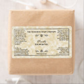 Zeep op basis van verrijkt papier, cosmetisch etiket (Insitu)