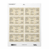 Zeep op basis van verrijkt papier, cosmetisch etiket (Full Sheet)