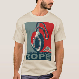 Zeep op een helling t-shirt