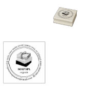 Zeep Organic Spa Rubberstempel (Gestempeld)
