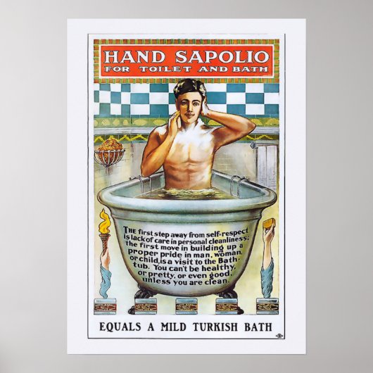 zeep-Poster - Handje Sopolio Poster (Voorkant)