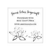  Zeep Product Merk Wood Art Rubber Stamp Rubberstempel (Afrduk)