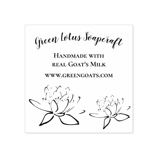  Zeep Product Merk Wood Art Rubber Stamp Rubberstempel (Afrduk)