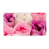 Zeep rozen etiket (Voorkant)