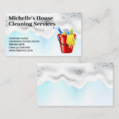 Zeep Schuim | Schoonmaakproducten in Emmer Visitekaartje (Voorkant / Achterkant)