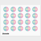 Zeep - Sjabloon Ronde Sticker (Vel)