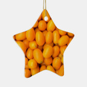 Zeep van oranje kumquat in kartonnen doos keramisch ornament (Rechts)
