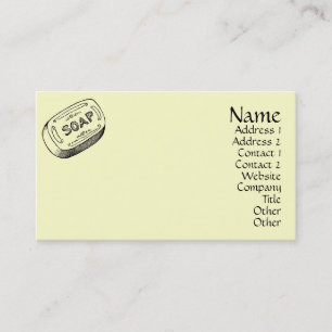 zeep visitekaartje