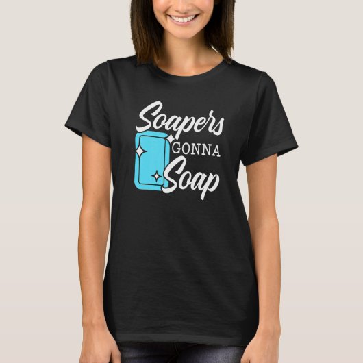 Zeep zeep Boss Saponification Geek Soap T-shirt (Voorkant)