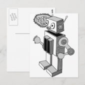 Zeep Zop Robot Briefkaart (Voorkant / Achterkant)
