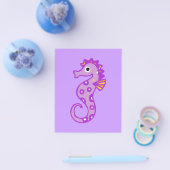 zeepaard-313946 CARTOON CUTE seahorse fish ocea Flyer (Enkel)