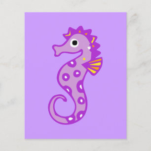 zeepaard-313946 CARTOON CUTE seahorse fish ocea Flyer
