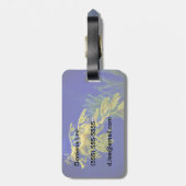 Zeepaard Bagagelabel (Achterkant verticaal)