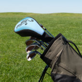 Zeepaard Blauw Golfheadcover (Insitu)