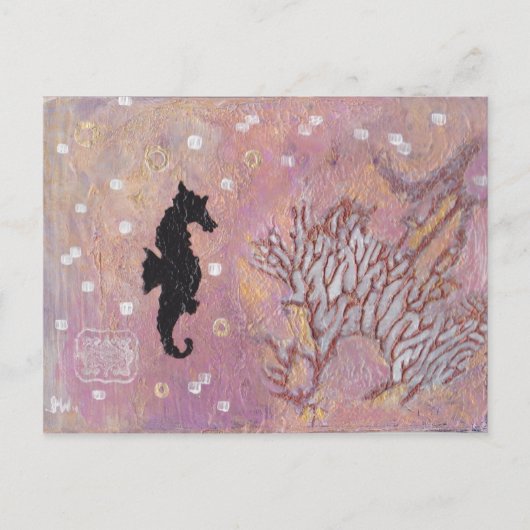 zeepaard briefkaart (Voorkant)