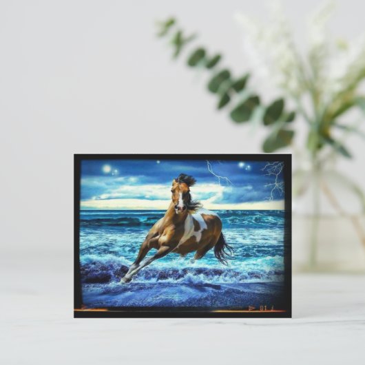 Zeepaard Briefkaart (Staand voorkant)