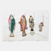 Zeepaard en vis theedoek (Horizontaal)