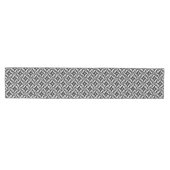 Zeepaard en zeester - zwart en wit patroon medium tafelloper (Horizontaal)