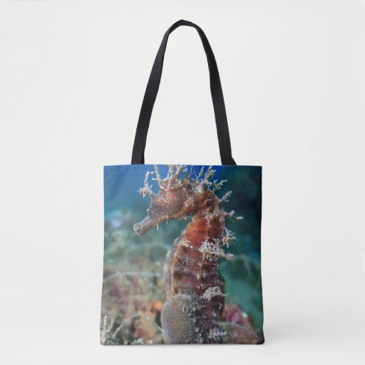 Zeepaard | Hippocampus Ramulosus Tote Bag (Voorkant)