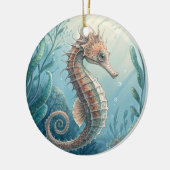 zeepaard keramisch ornament (Links)