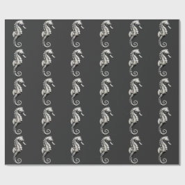 Zeepaard kunst cadeaupapier