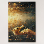 zeepaard kunst legpuzzel (Verticaal)