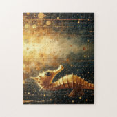 zeepaard kunst legpuzzel (Verticaal)
