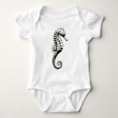 Zeepaard kunst romper (Voorkant)