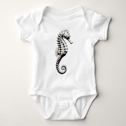 Zeepaard kunst romper (Voorkant)