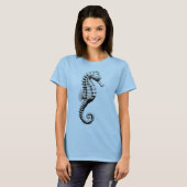 Zeepaard kunst t-shirt (Voorkant volledig)