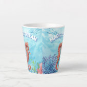 Zeepaard Latte Mok (Voorkant)
