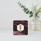 zeepaard logo vierkante visitekaartje (Staand voorkant)