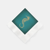  zeepaard Nautical Ocean Art Zee Horse Servet (Hoek)