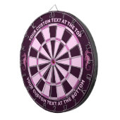 Zeepaard Roze Dartbord (Voorkant Rechts)