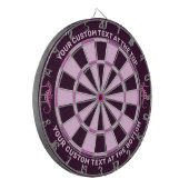 Zeepaard Roze Dartbord (Voorkant Links)