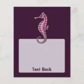 Zeepaard Roze Flyer (Achterkant)