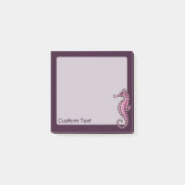 Zeepaard Roze Post-it® Notes (Voorkant)