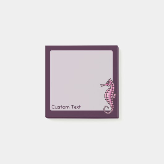 Zeepaard Roze Post-it® Notes (Voorkant)
