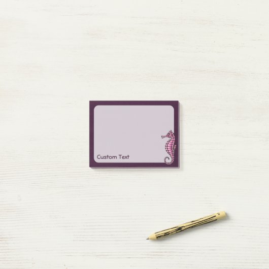 Zeepaard Roze Post-it® Notes (Op bureau)