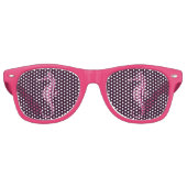 Zeepaard Roze Retro Zonnebril (Voorkant)