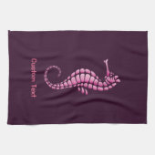 Zeepaard Roze Theedoek (Horizontaal)