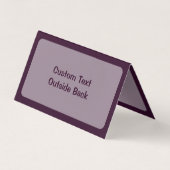 Zeepaard Roze Visitekaartje (Achterkant)